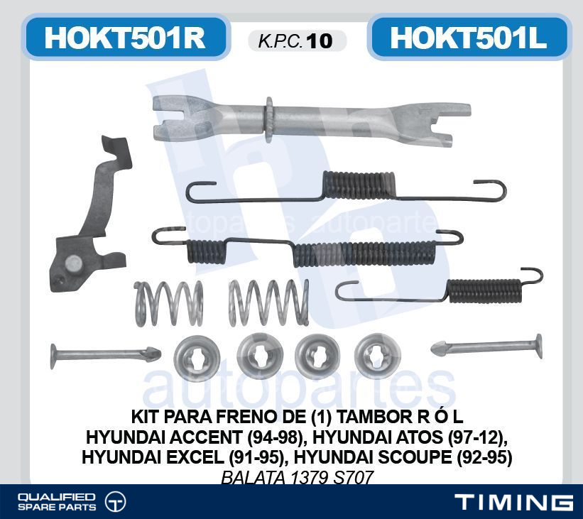 CALIPER REPAIR KIT OE KT615L