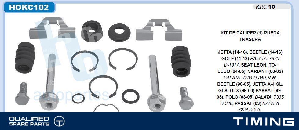 CALIPER REPAIR KIT HO HOKC230