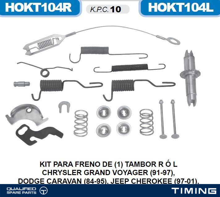 CALIPER REPAIR KIT HO HO-KT206L