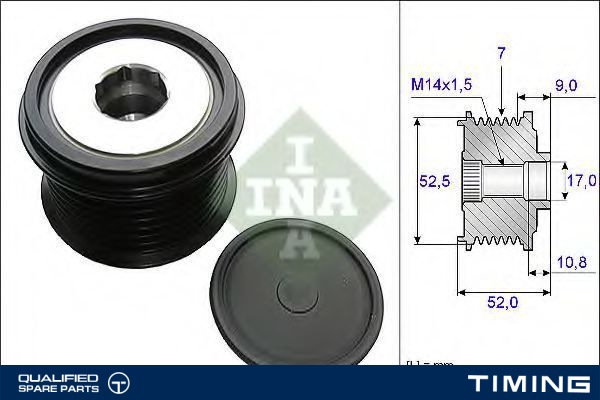 ALTERNATOR PULLEY HYUNDAI 37321-3A010