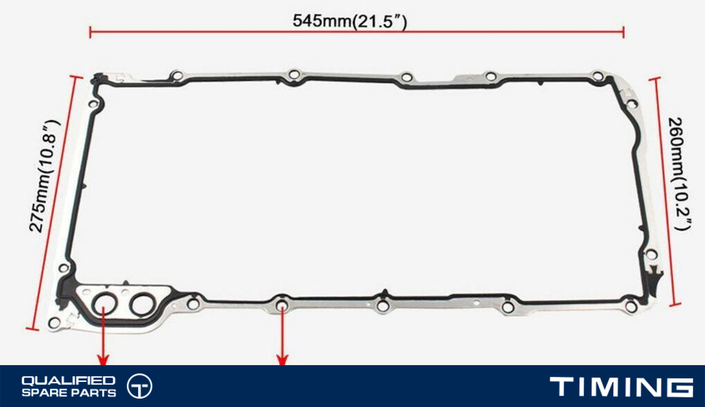 OIL PAN GASKET CHEVROLET 12558760 w/washer