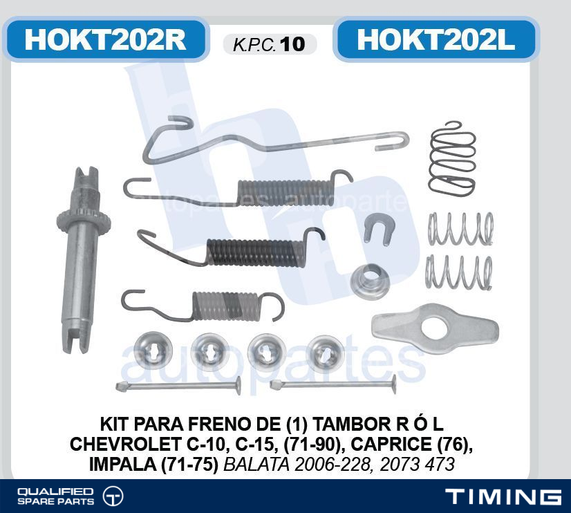 CALIPER REPAIR KIT HO HO-KT309R