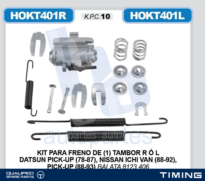 CALIPER REPAIR KIT HO HOKT501R